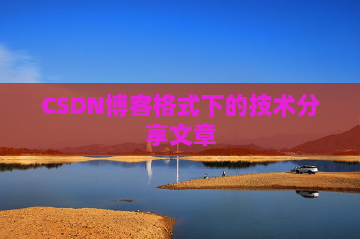 CSDN博客格式下的技术分享文章