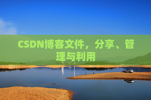 CSDN博客文件，分享、管理与利用